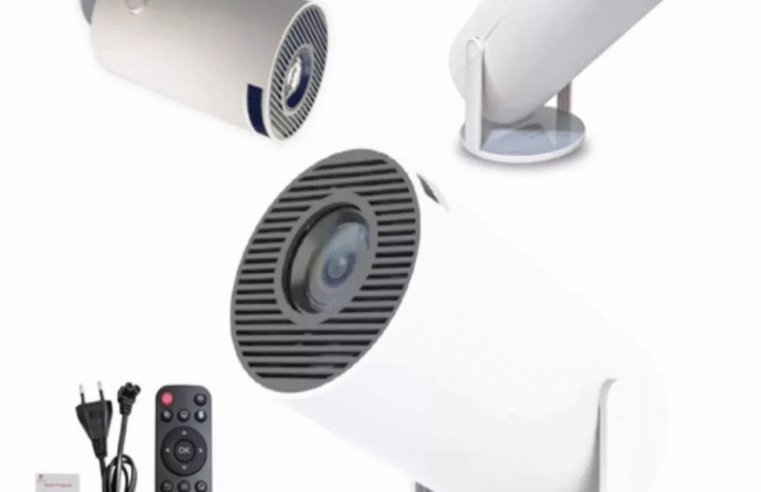 🌟 PROJETOR HY300 PORTÁTIL: CINEMA EM QUALQUER LUGAR COM 10% DE DESCONTO! 🌟